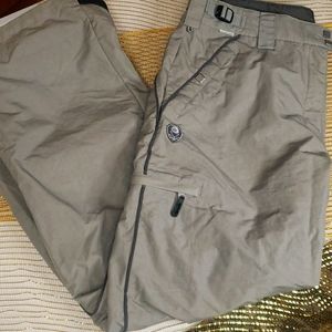 Columbia Convert Womens Snowboarding Pants..Size Large..Gray